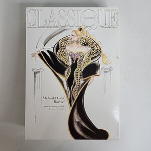1995 Barbie Midnight Gala Classique Collection 12999 Abbe Littleton Black Velvet